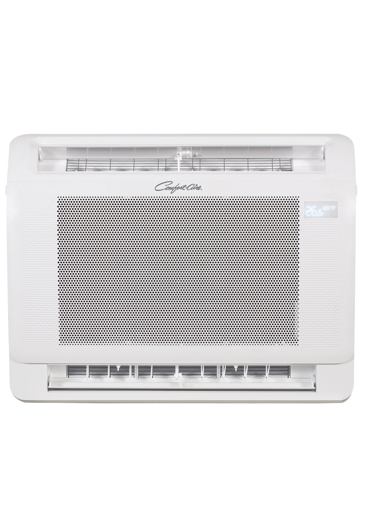 Comfort-Aire VHP mini-split floor console installed against a wall