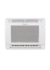 Comfort-Aire VMH FV mini-split floor console installed against a wall