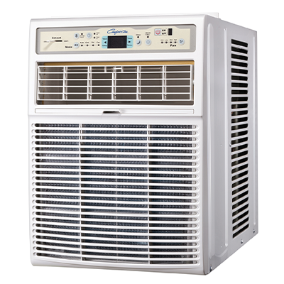 Comfort-Aire CD-81R01 8,000 BTU casement window air conditioner, front view