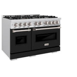 48 in. 6.7 cu. ft. Classic Double Oven Dual Fuel Range with 8 Burner Gas Cooktop - (CDRBLM48) -