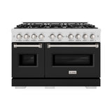 48 in. 6.7 cu. ft. Classic Double Oven Dual Fuel Range with 8 Burner Gas Cooktop - (CDRSBLM48) -