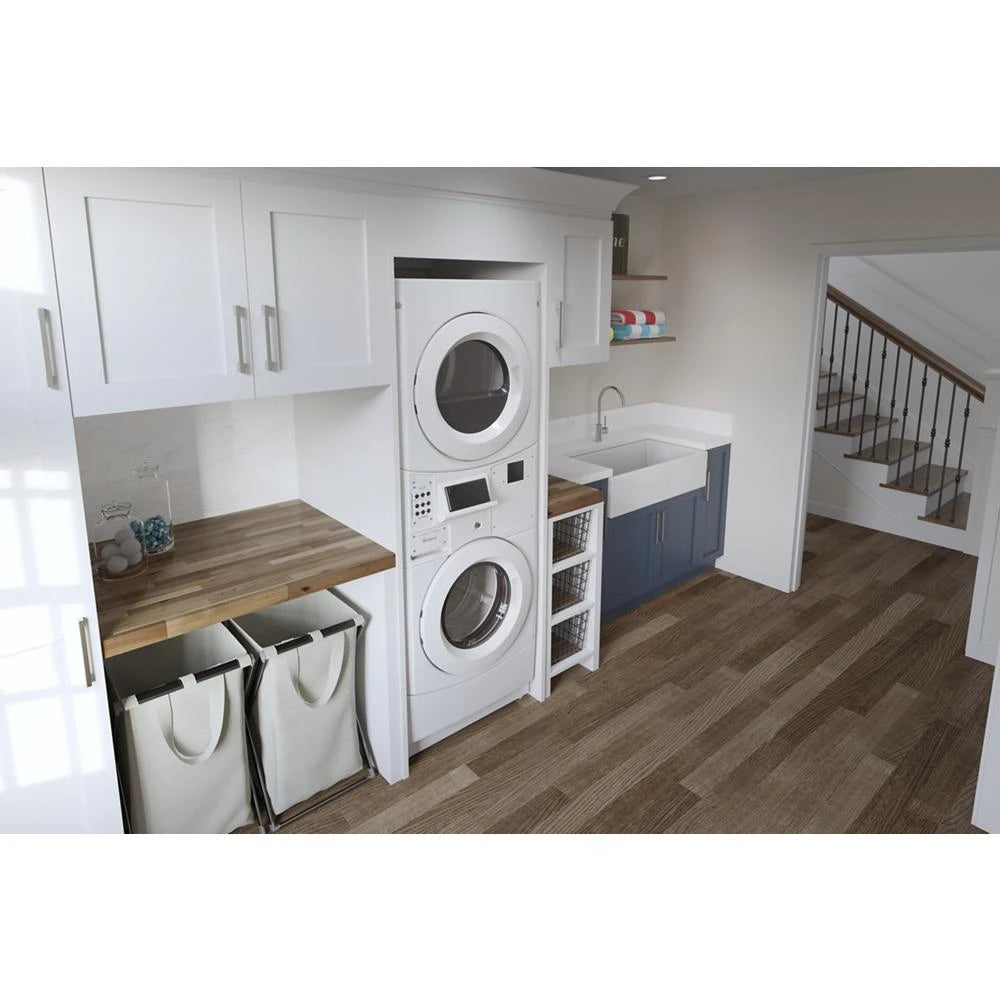Commercial Electric Stack Washer/Dryer, Non-Vend - (CET9100GQ) - WHIRLPOOL
