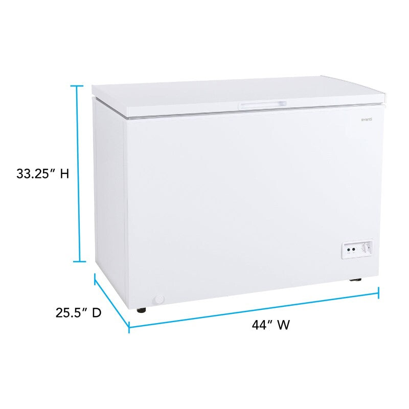 10.0 cu. ft. Garage Ready Chest Freezer - (CF10F0W) - AVANTI