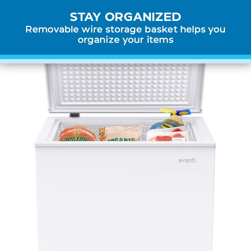 Avanti Garage Ready Chest Freezer, 5.0 cu. ft. - (CF5F0W) - AVANTI