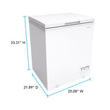 Avanti Garage Ready Chest Freezer, 5.0 cu. ft. - (CF5F0W) - AVANTI