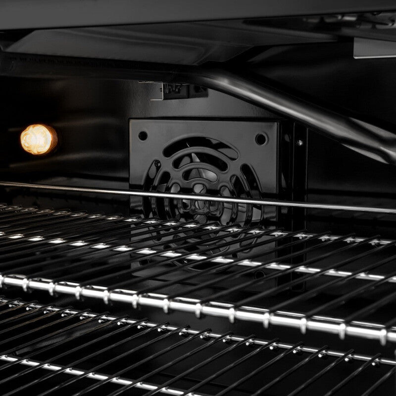 ZLINE 48 in. 6.7 cu. ft. Classic Double Oven Gas Range in Black Stainless Steel with 8 Brass Burners (CGRB-BR-48) - (CGRBBR48) -