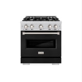 30 in. 4.2 cu. ft. Classic Gas Range with 4 Burner Cooktop and Convection Gas Oven - (CGRBLM30) -