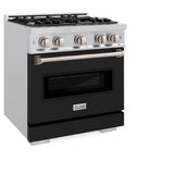 30 in. 4.2 cu. ft. Classic Gas Range with 4 Burner Cooktop and Convection Gas Oven - (CGRBLM30) -