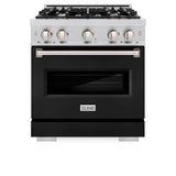 30 in. 4.2 cu. ft. Classic Gas Range with 4 Burner Cooktop and Convection Gas Oven - (CGRBLM30) -