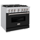 36 in. 5.2 cu. ft. Classic Gas Range with 6 Burner Cooktop and Convection Gas Oven - (CGRBLM36) -