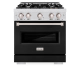 30 in. 4.2 cu. ft. Classic Gas Range with 4 Burner Cooktop and Convection Gas Oven - (CGRSBLM30) -