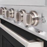 30 in. 4.2 cu. ft. Classic Gas Range with 4 Burner Cooktop and Convection Gas Oven - (CGRSBLM30) -