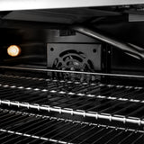 ZLINE 48 in. 6.7 cu. ft. Classic Double Oven Gas Range in DuraSnow® Stainless Steel with 8 Brass Burners (CGRS-BR-48) - (CGRSBR48) -