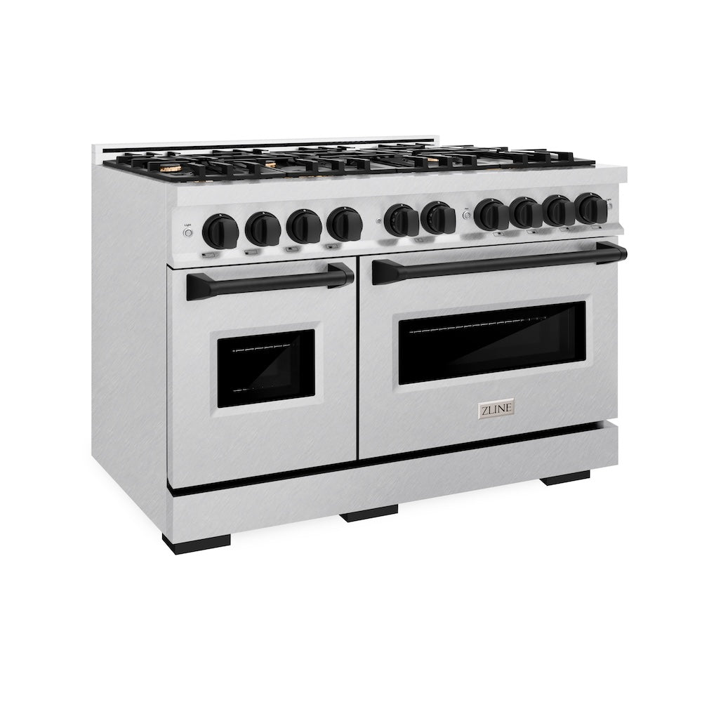 Autograph Edition 48 in. 6.7 cu. ft. Classic Double Oven Gas Range with 8 Burner Cooktop - (CGRSZ48MB) -