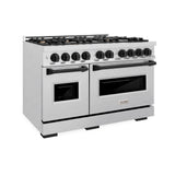 Autograph Edition 48 in. 6.7 cu. ft. Classic Double Oven Gas Range with 8 Burner Cooktop - (CGRSZ48MB) -