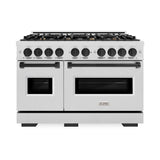 Autograph Edition 48 in. 6.7 cu. ft. Classic Double Oven Gas Range with 8 Burner Cooktop - (CGRSZ48MB) -