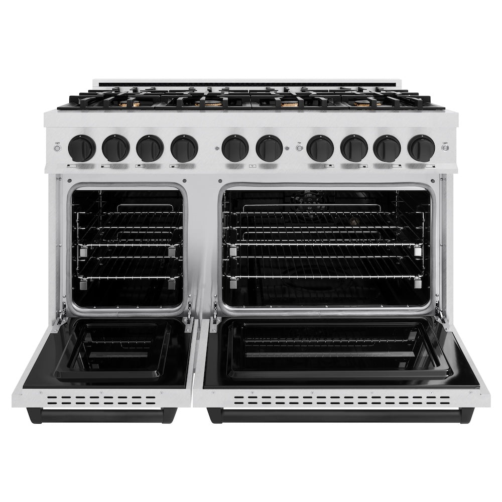 Autograph Edition 48 in. 6.7 cu. ft. Classic Double Oven Gas Range with 8 Burner Cooktop - (CGRSZ48MB) -