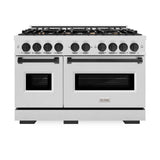 Autograph Edition 48 in. 6.7 cu. ft. Classic Double Oven Gas Range with 8 Burner Cooktop - (CGRSZ48MB) -