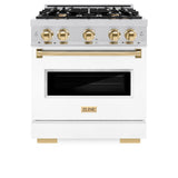 Autograph Edition 30 in. 4.2 cu. ft. Classic Gas Range with 4 Burner Cooktop and Convection Gas Oven - (CGRZWM30G) -