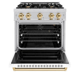 Autograph Edition 30 in. 4.2 cu. ft. Classic Gas Range with 4 Burner Cooktop and Convection Gas Oven - (CGRZWM30G) -