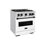 Autograph Edition 30 in. 4.2 cu. ft. Classic Gas Range with 4 Burner Cooktop and Convection Gas Oven - (CGRZWM30MB) -