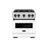 Autograph Edition 30 in. 4.2 cu. ft. Classic Gas Range with 4 Burner Cooktop and Convection Gas Oven - (CGRZWM30MB) -