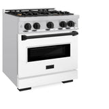 Autograph Edition 30 in. 4.2 cu. ft. Classic Gas Range with 4 Burner Cooktop and Convection Gas Oven - (CGRZWM30MB) -