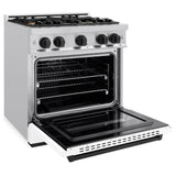 Autograph Edition 30 in. 4.2 cu. ft. Classic Gas Range with 4 Burner Cooktop and Convection Gas Oven - (CGRZWM30MB) -