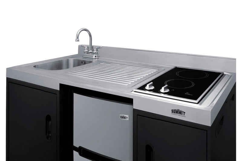 54" Wide All-in-one Kitchenette, ADA Counter Height - (CK55ADASINKL)