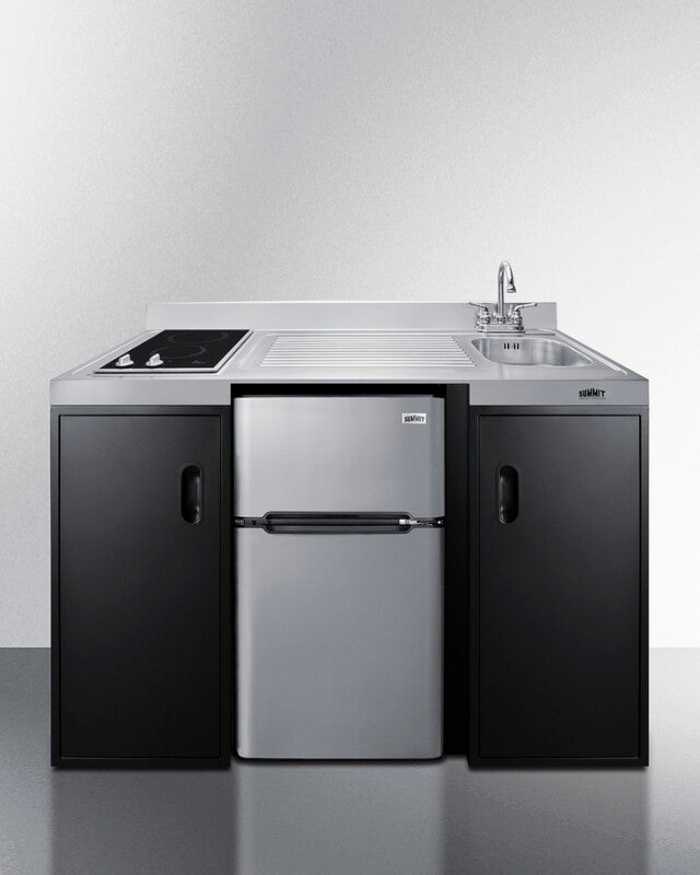 54" Wide All-in-one Kitchenette, ADA Counter Height - (CK55ADASINKR)