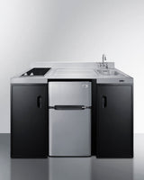 54" Wide All-in-one Kitchenette, ADA Counter Height - (CK55ADASINKR)