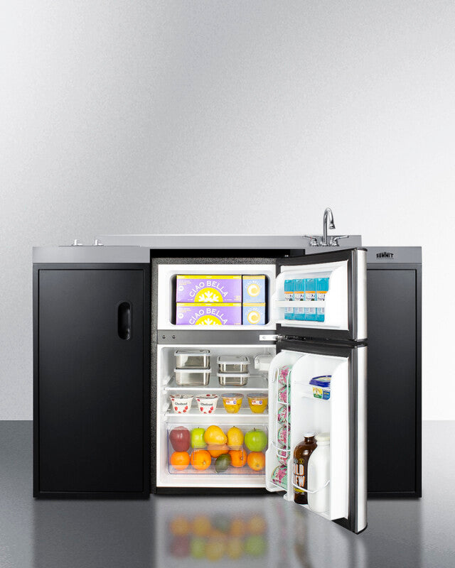 54" Wide All-in-one Kitchenette, ADA Counter Height - (CK55ADASINKR)