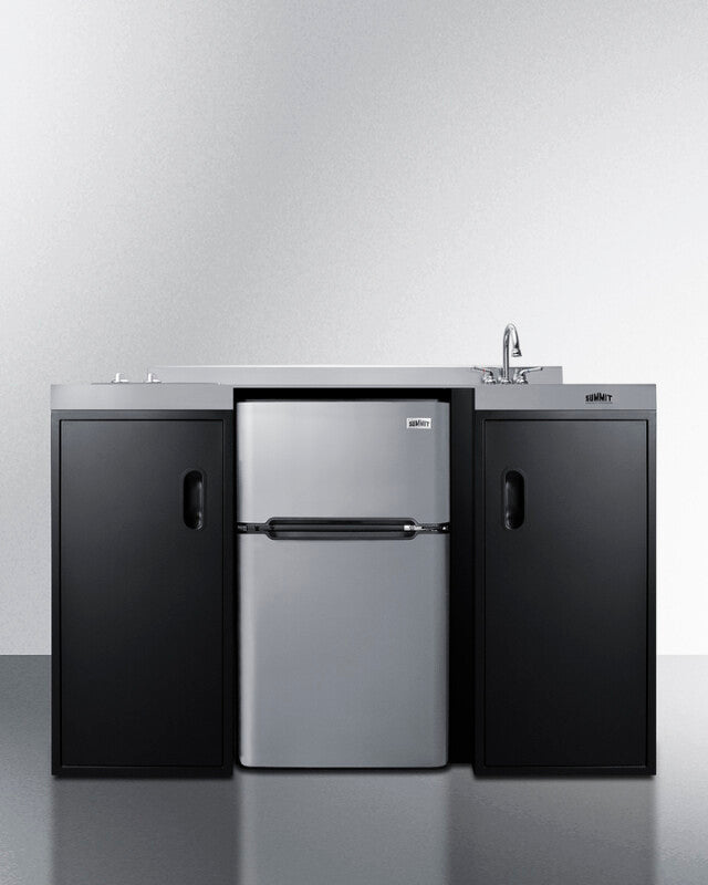 54" Wide All-in-one Kitchenette, ADA Counter Height - (CK55ADASINKR)