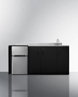 72" Wide All-in-one Kitchenette, ADA Counter Height - (CK72ADASINKR)