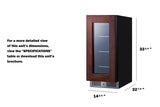 15" Wide Built-In Beverage Center (Panel Not Included) - (CL156BV1PNRLHD)