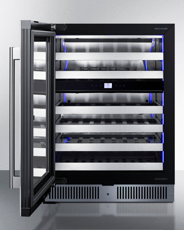 24" Wide Built-In Dual-Zone Wine Cellar - (CL244WC2LHD)