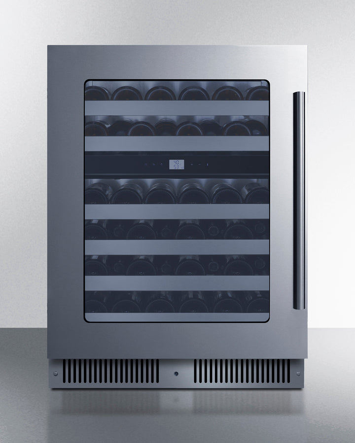 24" Wide Built-In Dual-Zone Wine Cellar - (CL244WC2LHD)