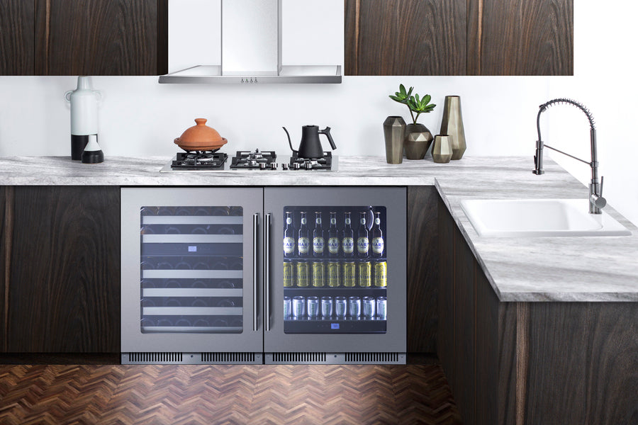24" Wide Built-In Dual-Zone Wine Cellar - (CL244WC2LHD)