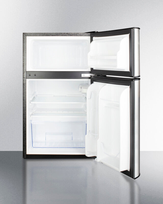 19" Wide 2-door Refrigerator-freezer - (CP34BSS) - SUMMIT