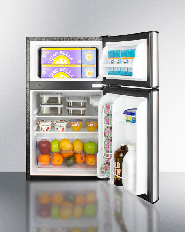 19" Wide 2-door Refrigerator-freezer - (CP34BSS) - SUMMIT