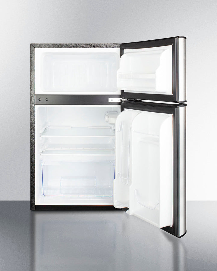 19" Wide 2-door Refrigerator-freezer, ADA Height - (CP34BSSADA) - SUMMIT
