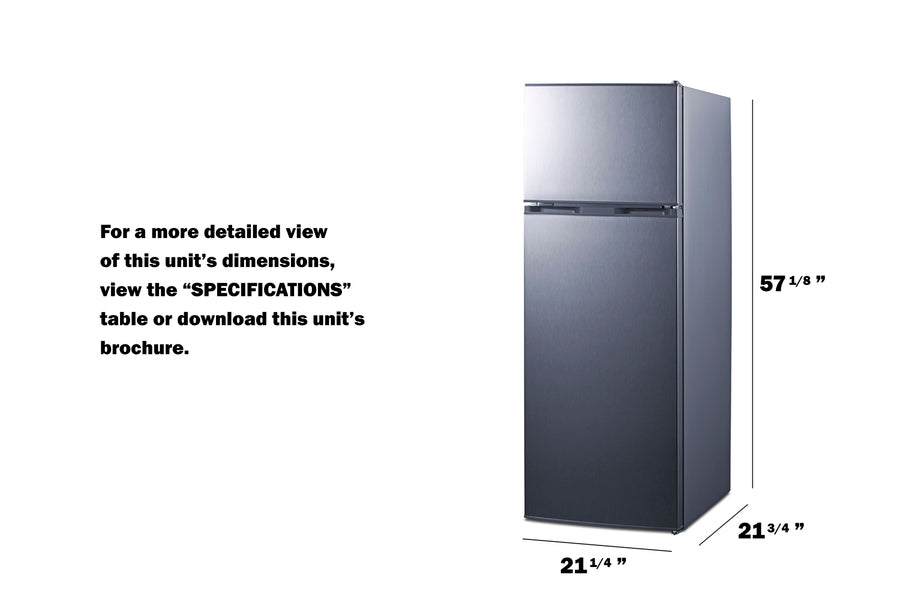 22" Wide Top-Mount Refrigerator-Freezer - (CP978PL)