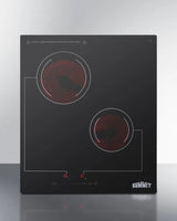 18" Wide 220v 2-burner Radiant Cooktop - (CR2B228T)