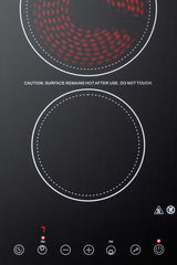12" Wide 230v 2-burner Radiant Cooktop - (CR2B23T3B)