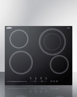 24" Wide 230v 4-burner Radiant Cooktop - (CR4B23T5B)