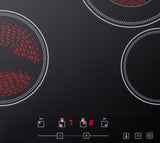 24" Wide 230v 4-burner Radiant Cooktop - (CR4B23T5B)