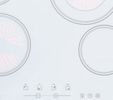 24" Wide 230v 4-burner Radiant Cooktop - (CR4B23T6W)
