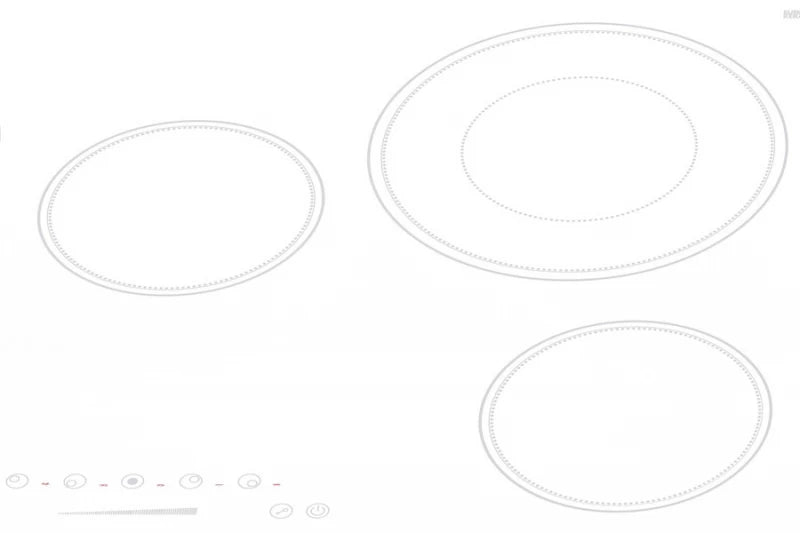 30" Wide 208-240v 5-burner Radiant Cooktop - (CR5B30T8W)