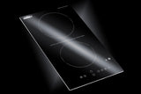 12" Wide 115V 2-Burner Radiant Cooktop With Safety Shutoff - (CRH2BT30115)