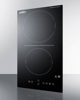 12" Wide 230V 2-Burner Radiant Cooktop With Safety Shutoff - (CRH2BT30230)